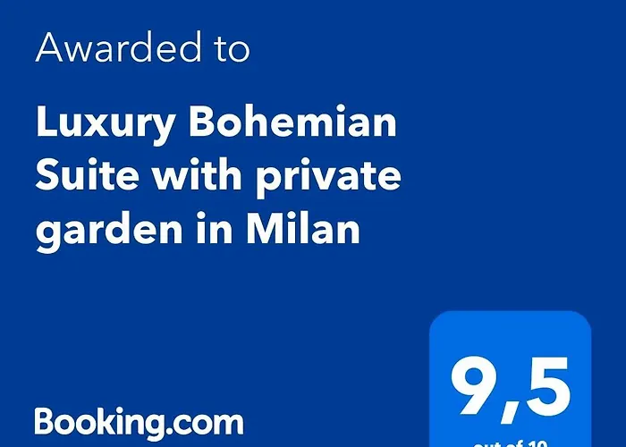 Luxury Bohemian With Private Garden In Apartament Mediolan