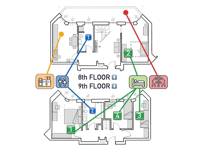 Stayeasy Sesia5 - 4 Bedrooms Penthouse, 2 Baths Apartamento
