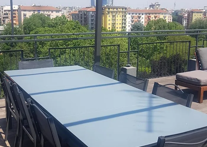 公寓 Luxury With Terrace - Napoli 35 米兰