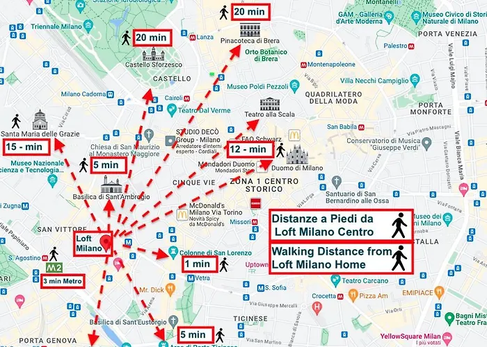 Loft Centro, 10 Min From Duomo * Milano