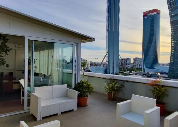 Breathtaking Penthouse Life Sky Apartment-mico Μιλάνο