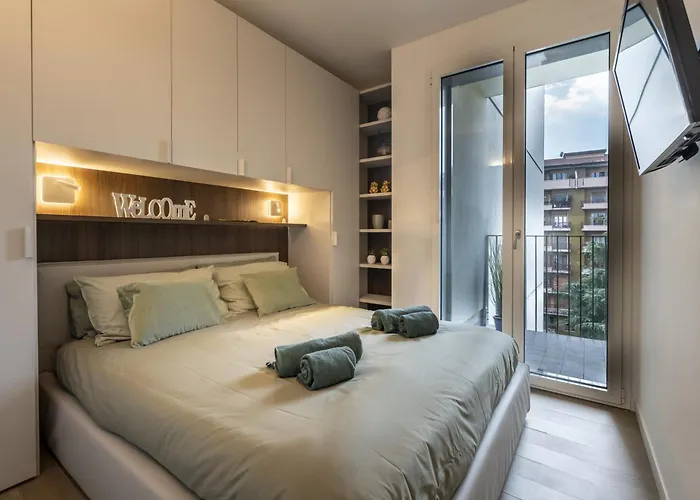 Free Parking - Duomo Centro Modern - Private Gym - Metro Apartman Milánó