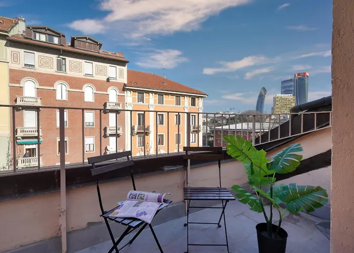 Ami's Terrace - New Gem In Citylife District Apartman Milánó