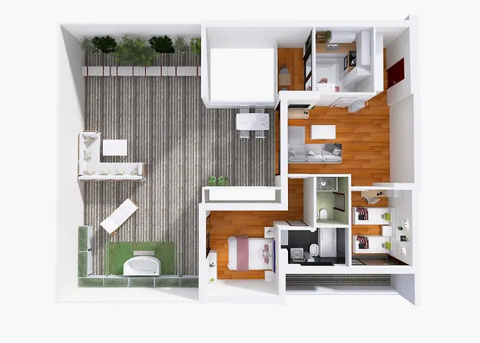 アパート The Best Rent - With Terrace And Jacuzzi ミラノ