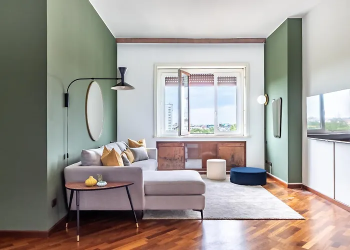 Trilocale Vintage Vicino A Con Vista Panoramica Sul Duomo 밀라노