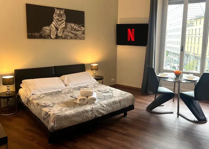 Apartman Station - Lepetit Con Balcone - Self Checkin - Milanoflats Milánó