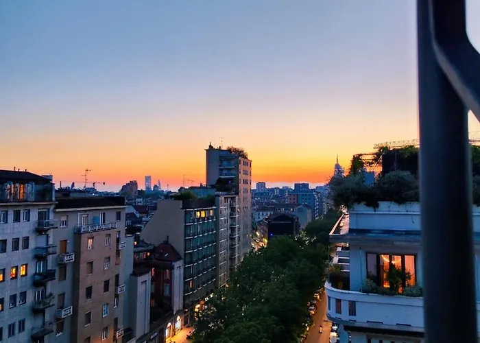 公寓 Rooftop Terrace - Elegante Attico Con Idromassaggio 米兰