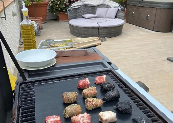 公寓 Rooftop Terrace - Elegante Attico Con Idromassaggio *