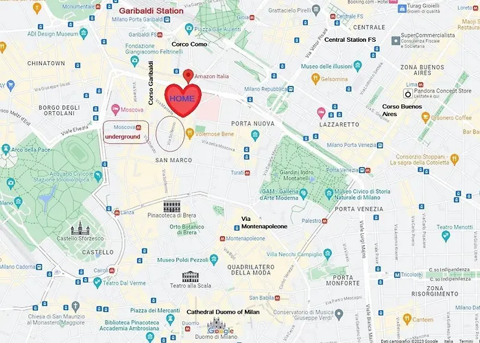 Center Eco-chicsmart - Brera Garibaldi Zone 1 - The Tube Daire