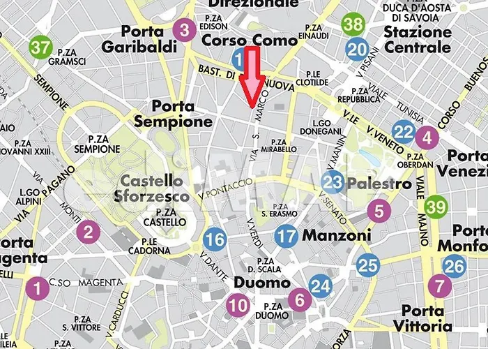 Center Eco-chicsmart - Brera Garibaldi Zone 1 - The Tube Daire