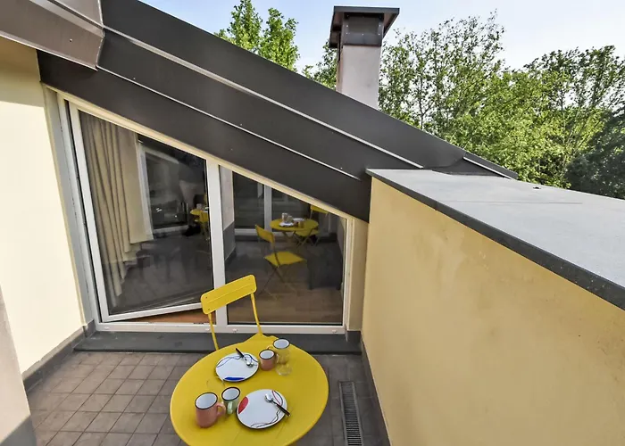 White Attic Terrace By Interhome