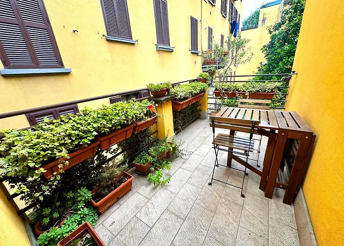 Terrace - Center - Duomo Apartmán Milán