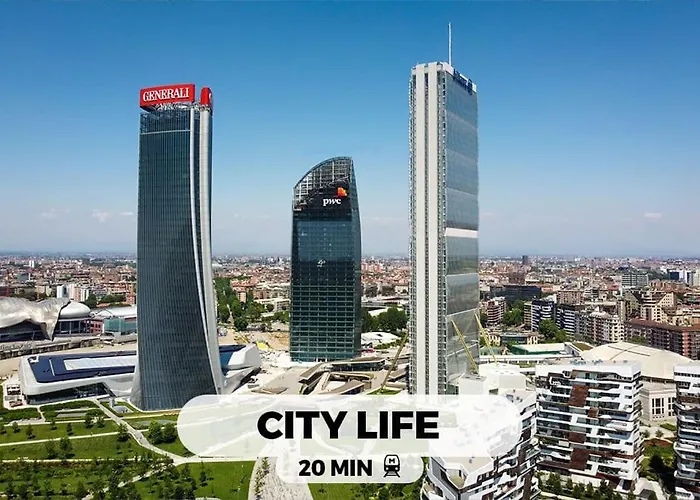 Apartmán Bright & Modern 2 Min Metro 20min Niguarda H *