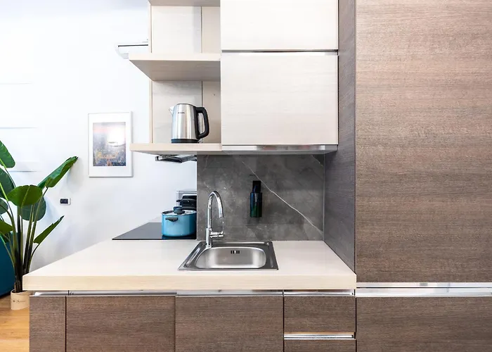 Corso Como-garibaldi - Luxury Flat With Parking And Wifi 아파트