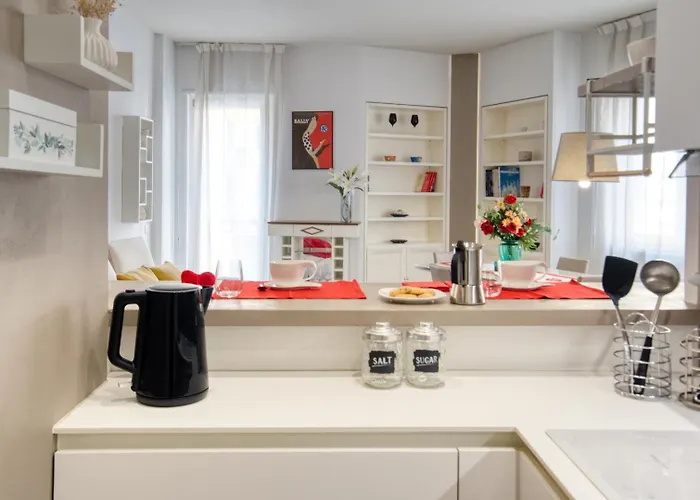 Апартаменты Guesthost - White Flat Bilo Di Design De Angeli *