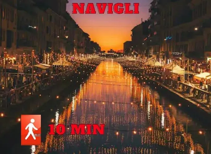 Navigli 5 Stelle Free Wifi Ac Netflix * 밀라노
