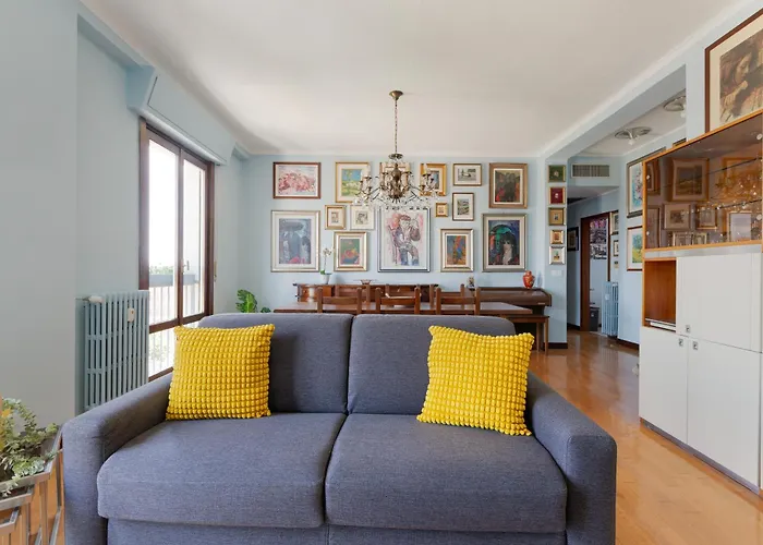 Apartmán Guesthost - Roomy With Comfort! Metro M4 Linate *