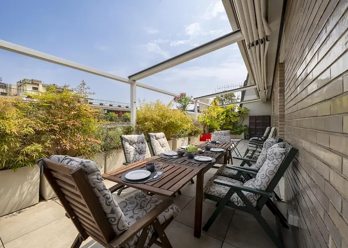 Apartamento Glamorous Terrace Excl 3bdr A 300mt Da *