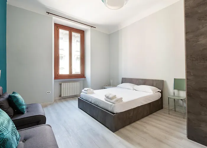 Guesthost - Turquoise Mini Flat Near Fs Appartement Milaan