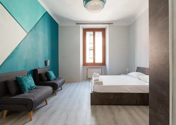 Guesthost - Turquoise Mini Flat Near Fs