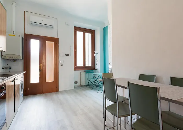 Appartement Guesthost - Turquoise Mini Flat Near Fs Milaan