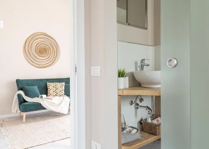 Apartmán Stylish Studio, Skyline View, Modern Amenities Milán