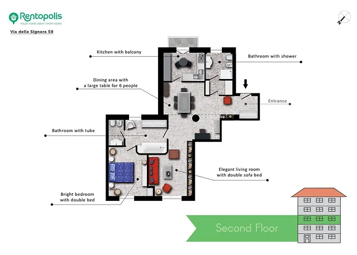 Appartement Homycare Stylish With Jacuzzi & Balcony Steps From Duomo Milaan
