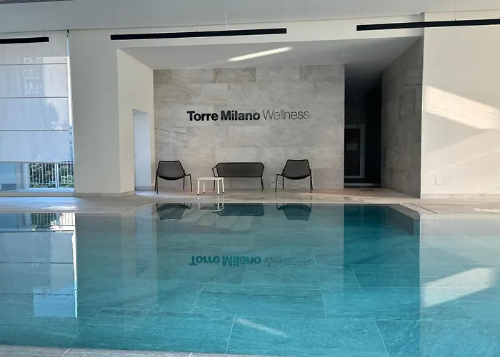 Appartement Torre Skyview Gym Pool & Rooftop Milan