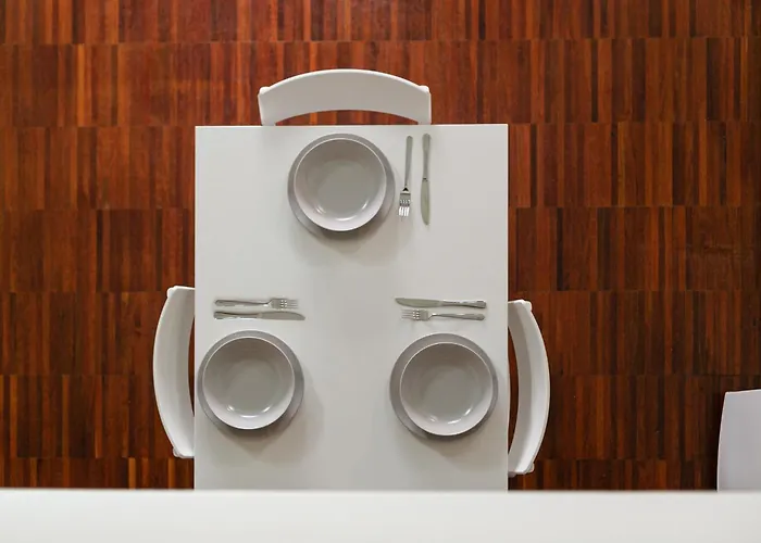 White And Brown Exclusive Loft With Terrace - Free Parking - M2 Station