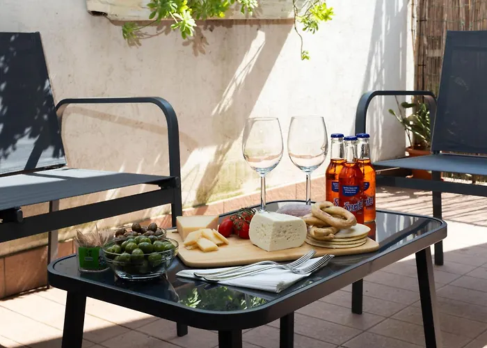 Terrace Con Parcheggio Incluso 아파트