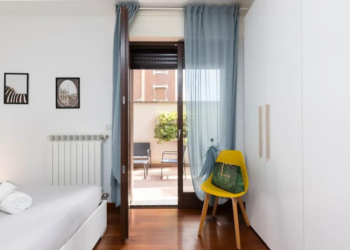 Terrace Con Parcheggio Incluso * 밀라노