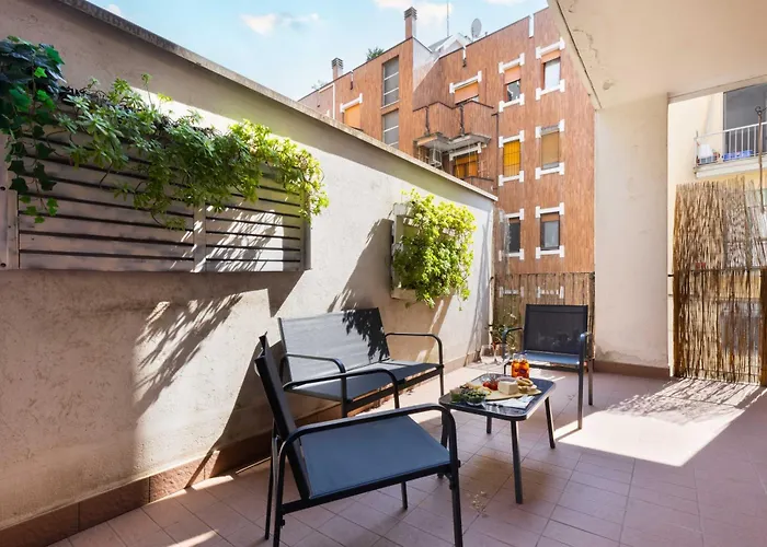 Terrace Con Parcheggio Incluso