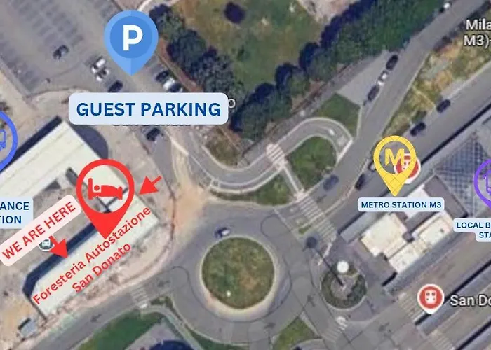 Gasthuis Foresteria Autostazione San Donato Milaan