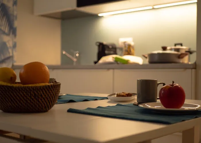 Blue Palm Jungle Self Checkin Design Lejlighed *