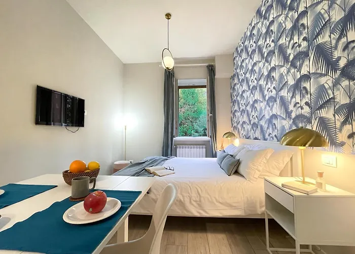 Blue Palm Jungle Self Checkin Design * Milano