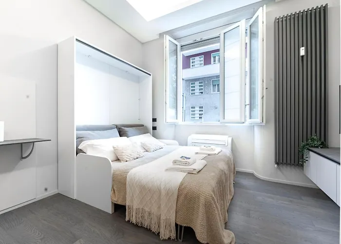 Designed In Center Gae Aulenti Area With Ac, Wifi And Subway Airport Connected Steps From Station Lejlighed Milano