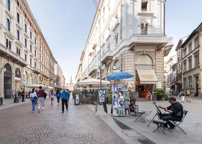 Apartman Design With Terrace, Modern And Stylish, 3 Bedrooms, 6 Guests Milánó