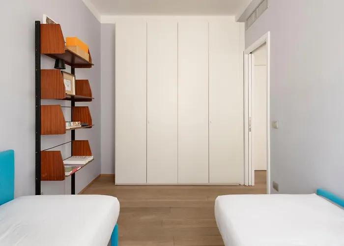 Design With Terrace, Modern And Stylish, 3 Bedrooms, 6 Guests Apartman Milánó