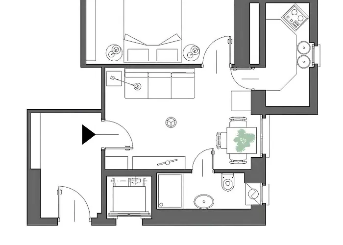 公寓 Comfy And Quiet, Great Location