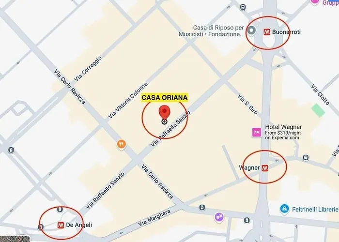 Casa Oriana 2 Centro-metro M1 Mediolan