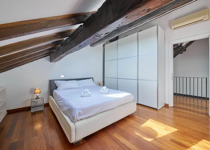Apartmán Attico Luminoso E Panoramico In Moscova Garibaldi Milán