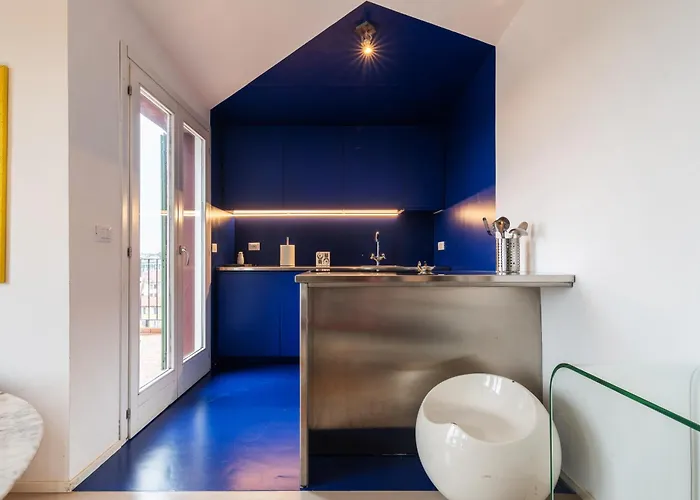 Bilocale Design Con Terrazza - De Angeli Appartement *