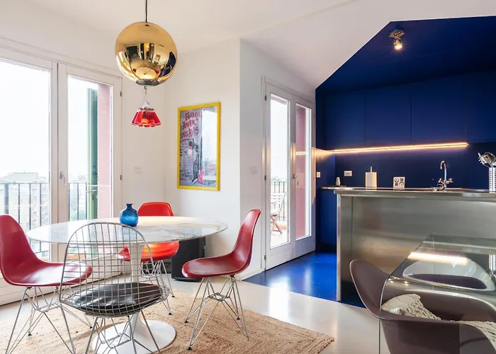 Apartmán Bilocale Design Con Terrazza - De Angeli Milán