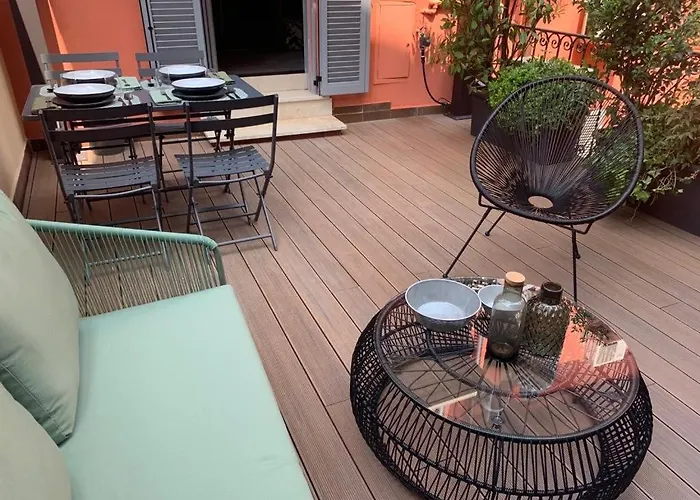 Appartement Olive Garden Stylish With Cozy Terrace