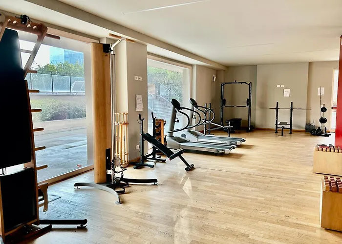 Giax Tower Premium Modern Milanese Flat With Gym Pool View & Box Apartment Milan