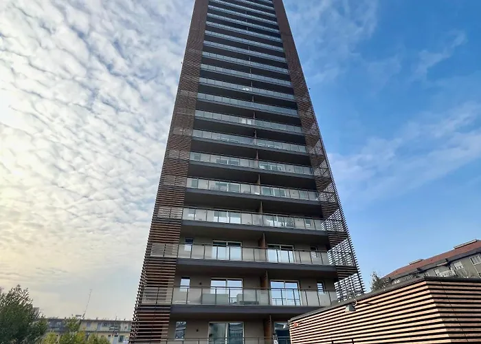 アパート Giax Tower Premium Modern Milanese Flat With Gym Pool View & Box