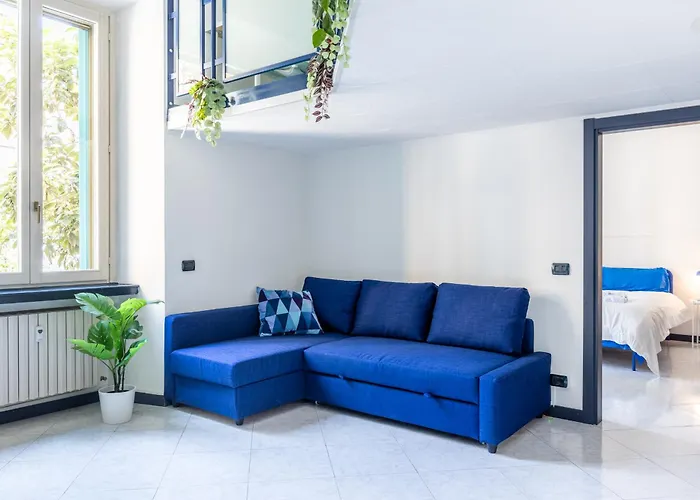 Blue Loft In The Heart Of Milan, Next To Metro Station 아파트 *