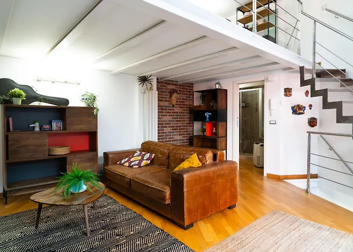 아파트 Artist's Nest - Loft Con Patio Esclusivo 밀라노