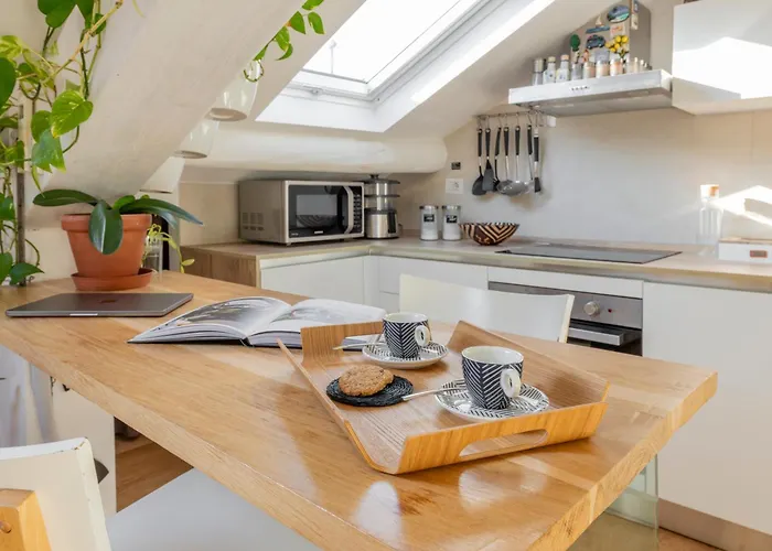 Apartmán Bright Penthouse Attic In The Heart Of Milán