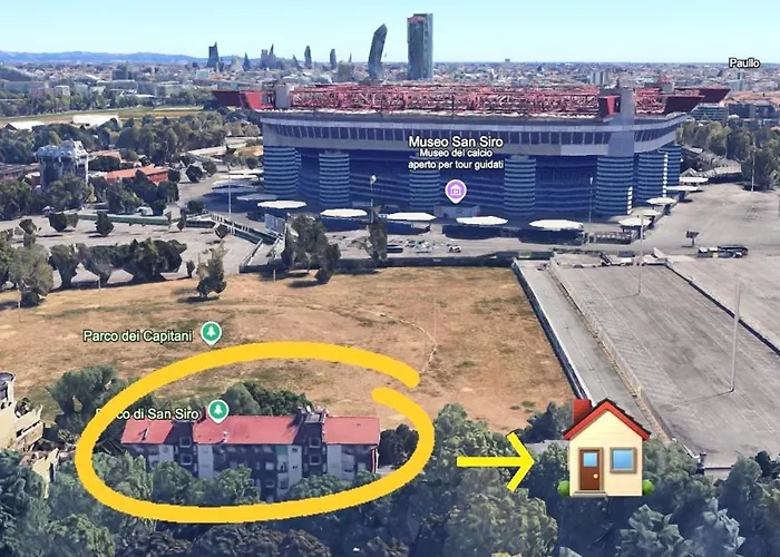 Free Park, 100m From San Siro, Derby Lägenhet Milano